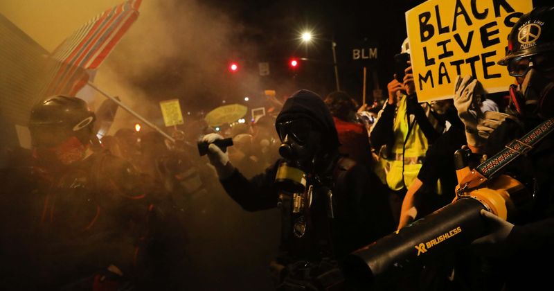 Andrew Duncomb: Journalist stabbed in the back at Portland protest for his 'outspoken support of conservatism'