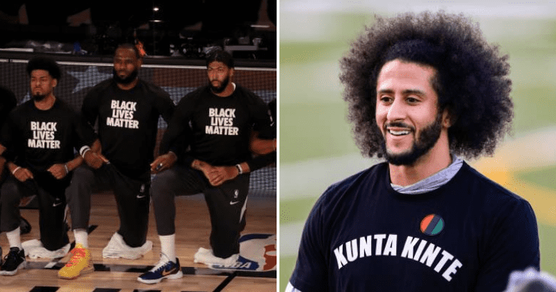 LeBron James hopes he made Kaepernick 'proud' by taking the knee with Lakers teammates during national anthem
