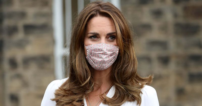 Mask-clad Kate reveals how she broke into tears after speaking to struggling families during baby bank visit