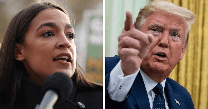 Trump calls Alexandria Ocasio-Cortez a 'real beauty' who knows nothing about economy as he slams Green New Deal