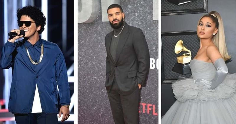Will Drake go with Bruno Mars or Ariana Grande? Singer teases new single, fans hope they get 'Drakiana' collab