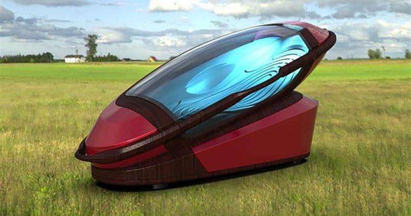 No that's not a spaceship, in fact, its purpose has outraged people across the world