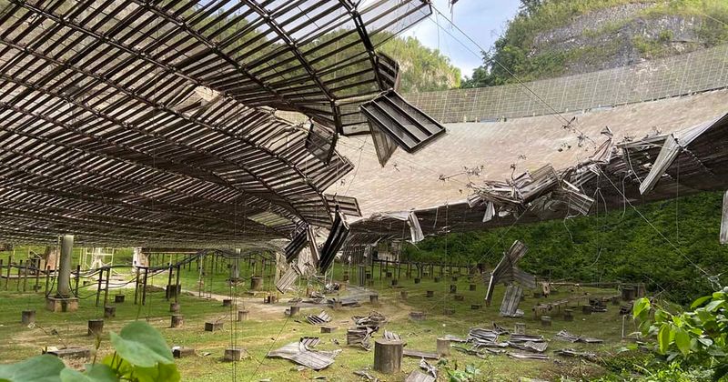 Alien-hunting observatory seen in 1997 movie 'Contact' damaged, left with a 100-foot hole in mysterious accident