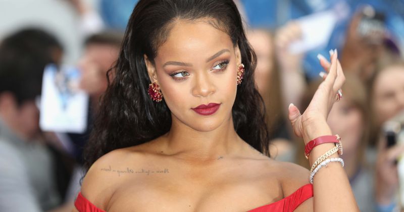 Was Rihanna spray painting at Cadillac Ranch in Amarillo, Texas? Cryptic art on ‘f**k Trump’ sparks wild rumors