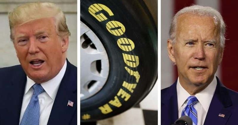 Should Goodyear tires be canceled after Blue Lives Matter and MAGA debate? Here's how Biden contradicted Trump