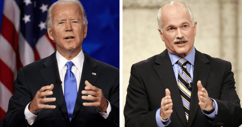 Biden accused of plagiarizing Canadian leader Jack Layton’s last letter in his DNC acceptance speech