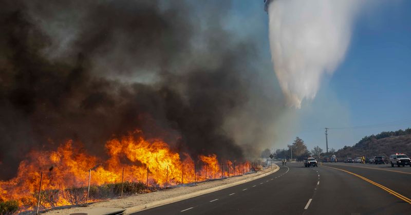 El Dorado fire sparked by smoke generating pyrotechnic device at party, Internet says 'fine the family'