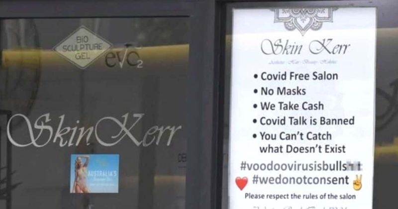'Covid-free' beauty salon says virus doesn't exist and bans masks, Angry Internet wants them prosecuted and fined
