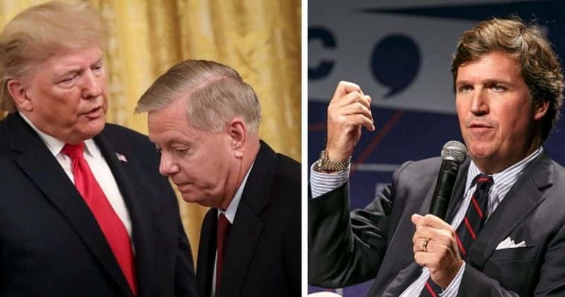 Is Lindsey Graham a traitor? Tucker Carlson slams him for Trump's Woodward tapes, Internet calls senator 'snake'
