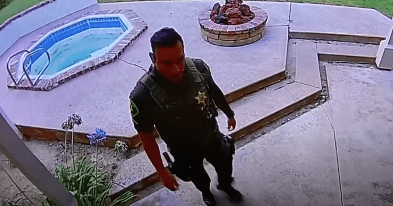 California deputy Steve Hortz arrested on suspicion of breaking into dead man's home, making away with property