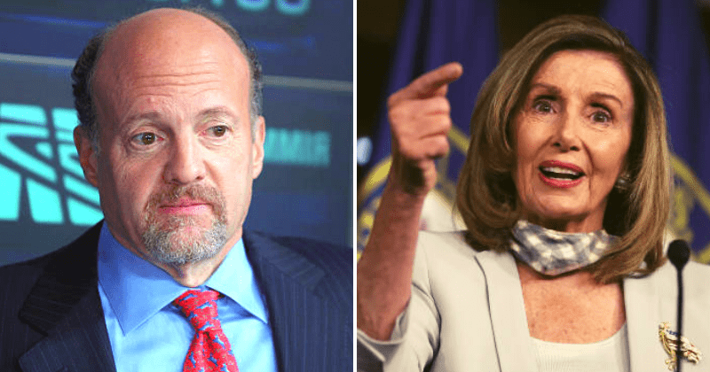 CNBC's Jim Cramer calls Speaker Pelosi 'Crazy Nancy' and then blames it on Trump, Internet says 'fire him'