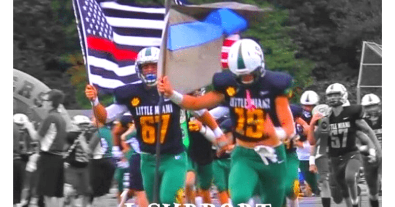 Little Miami football players suspended for carrying Thin Blue Line and Thin Red Line flags at game reinstated