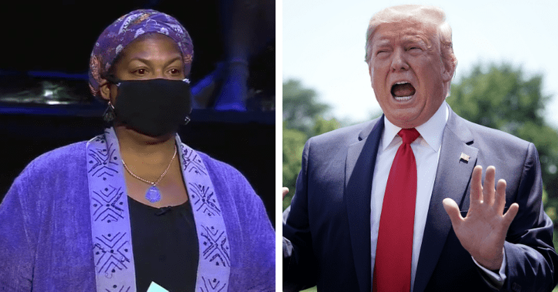 Who is Ellesia Blaque? Black professor hailed as 'badass' for not letting Trump interrupt her during Town Hall