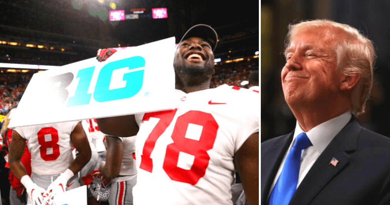Trump celebrates as Big Ten announces college football's return weeks after deferring: 'Honored to help'