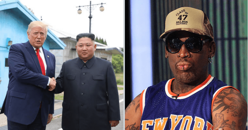 Trump says he wanted to make Dennis Rodman envoy to North Korea since NBA legend and Kim Jong-un are great pals