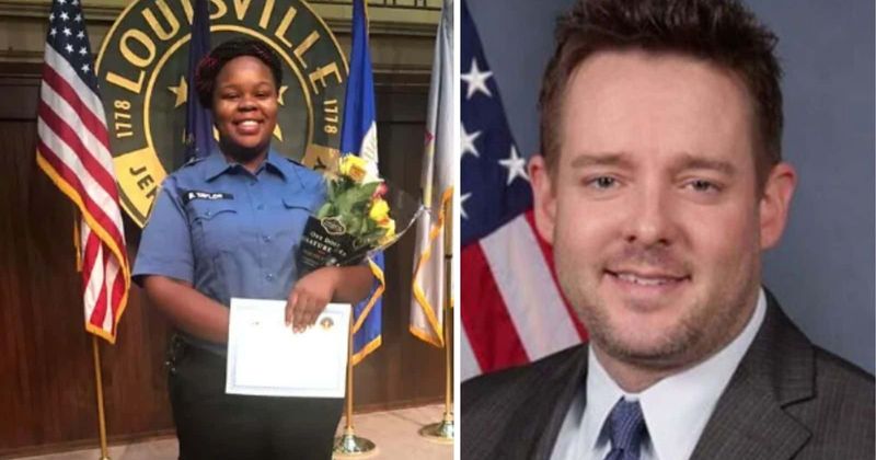 Breonna Taylor: Bodycam footage from shooting night shows officer hit by bullet getting carried to truck