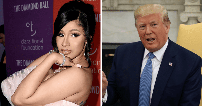 Cardi B tells Trump 'bet you wanna wear mask now' as POTUS tests Covid-19 positive, fans praise 'savage' rapper