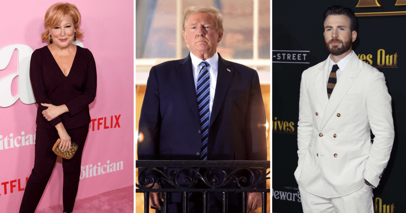 Chris Evans, Bette Midler join celebs slamming Trump's 'don't be afraid of Covid' tweet: 'Tell that to the dead'