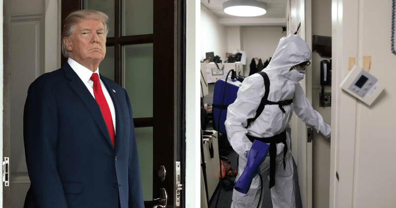 White House sanitized by cleaning crew in hazmat suits as Trump returns home amid Covid-19 treatment