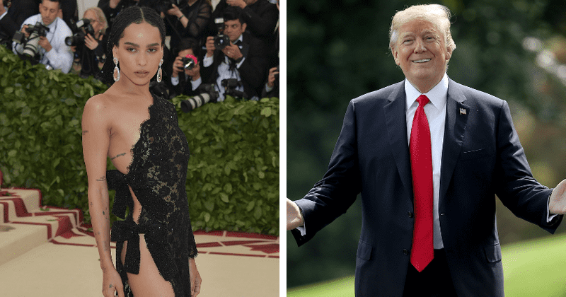 Zoë Kravitz is tired of Trump's ‘disgusting a** face', posts Rihanna pic: 'I don’t like white supremacists'