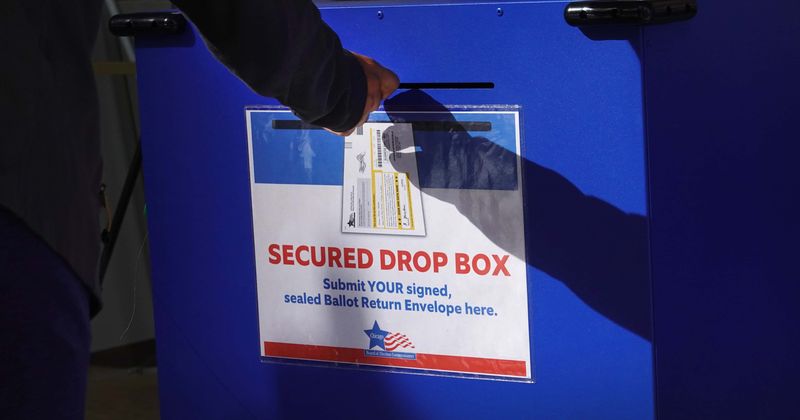 While Trump condemns mail-in ballot, California GOP accused of planting fake ballot boxes at public places