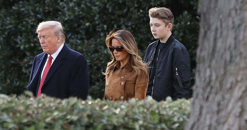 Trump says Barron had Covid-19 for '2 seconds', slammed for using son as 'political ploy' in school reopen bid