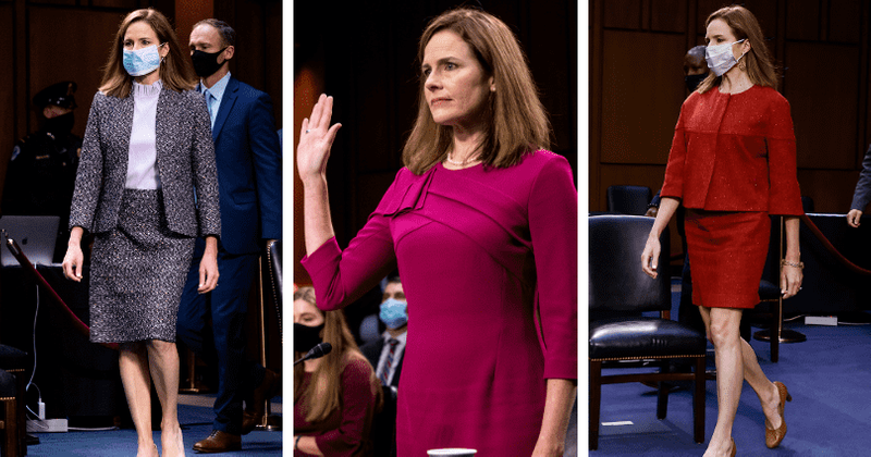 Amy Coney Barrett's court outfits slammed as 'inappropriately casual' as they clash with her conservative views