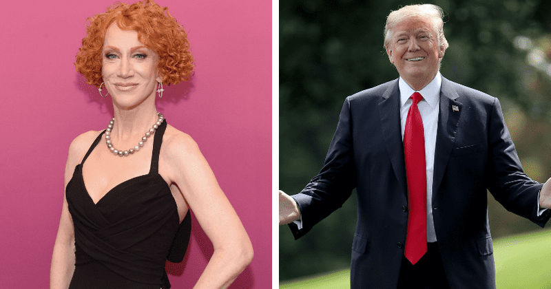 Kathy Griffin reposts controversial photo holding Trump’s severed head, Internet says keep up the 'hood fight'