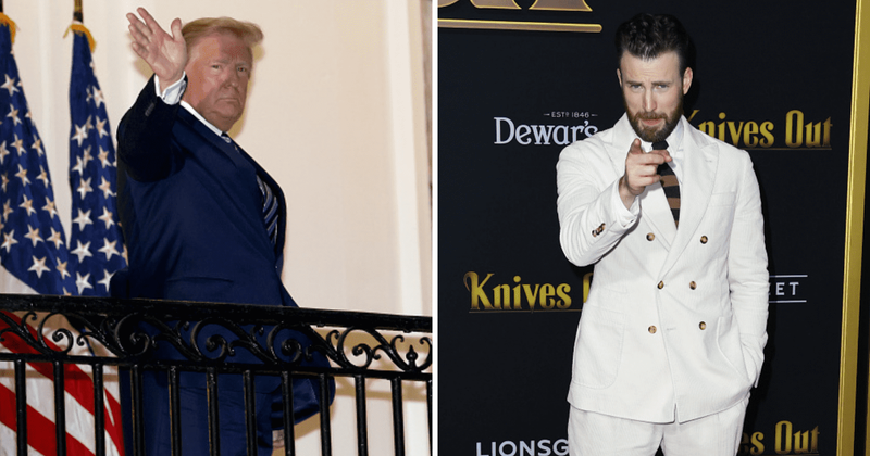 Trump reminded of poll loss by Chris Evans, fans want actor to drag POTUS out of WH dressed as Captain America