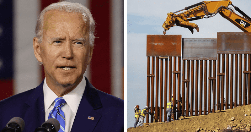 Joe Biden to stop construction of Donald Trump's border wall once in office but will not touch the part already built