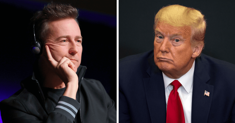 Edward Norton blasts Trump's bluff to get 'Nixon-style deal', Internet says his analysis 'better than Pelosi'