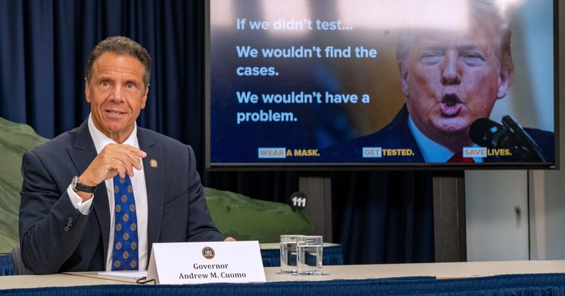 Andrew Cuomo to receive Emmy award for televised Covid-19 briefings, Internet asks 'an Emmy for causing deaths’?