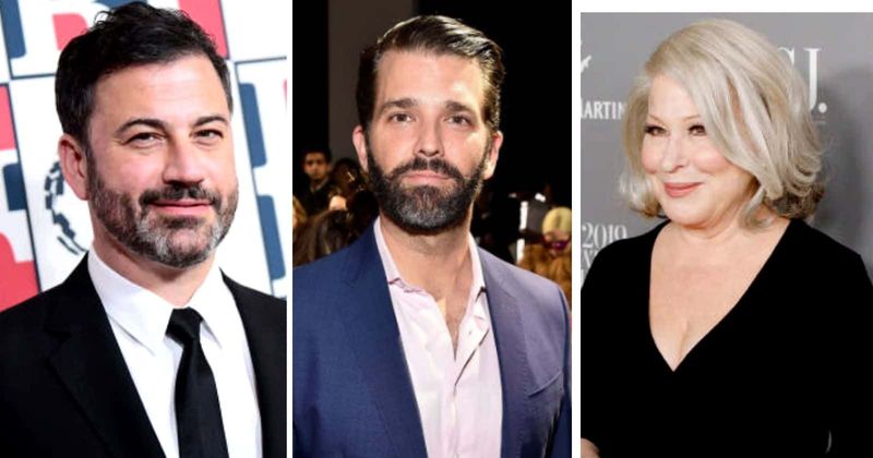 Bette Midler mocks Trump Jr after he tests Covid positive, Jimmy Kimmel says 'his dad finally hugged him'
