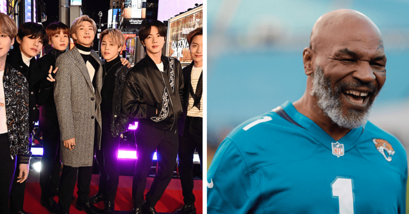 Mike Tyson upsets BTS fans as he takes off shirt on 'Good Morning America': 'Why is he stripping on live TV?'