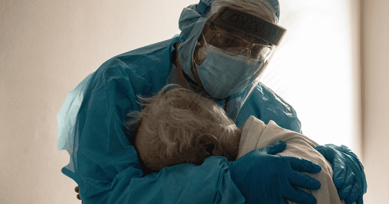 Who is Dr Joseph Varon? Photo of Houston doctor comforting elderly Covid-19 patient on Thanksgiving floors Internet