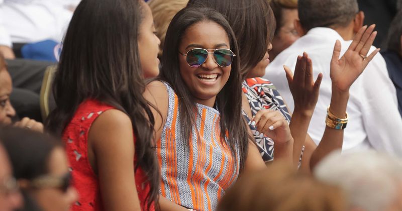 Sasha Obama singing 'b***h' with pals in TikTok dance video goes viral, fans call her 'coolest child of president'