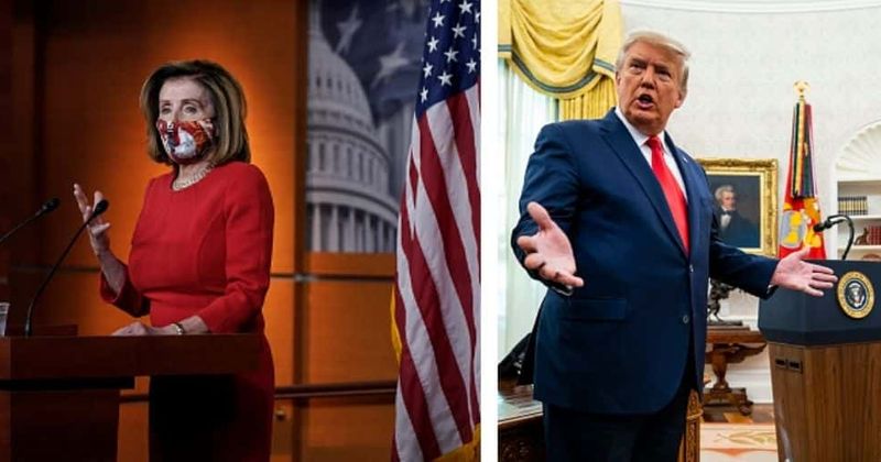 Did Nancy Pelosi admit to stopping Covid-19 relief checks to hurt Donald Trump? Internet says ‘she should resign’