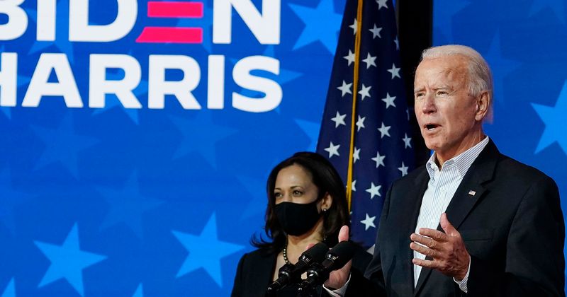 Are Joe Biden and Kamala Harris arguing already? President-elect jokes he'll 'develop some disease' and resign
