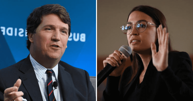 Tucker Carlson says big corps ‘giving capitalism bad name’ may cause ‘vacuous idiot’ AOC to become POTUS in 2024