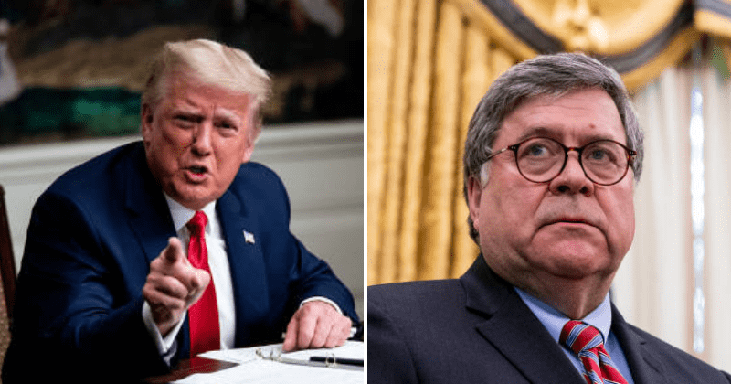 Will Donald Trump fire Bill Barr? POTUS slams AG for not revealing Hunter Biden investigation before election