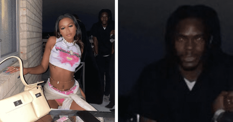 Sasha Obama lookalike's midriff photo sparks racism debate as Black man in background gets branded 'predator'
