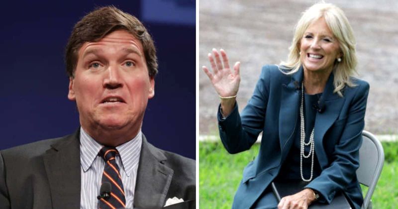 Tucker Carlson mocks Jill Biden, compares her title to Dr Pepper, Bill Cosby and says she has ‘status anxiety’