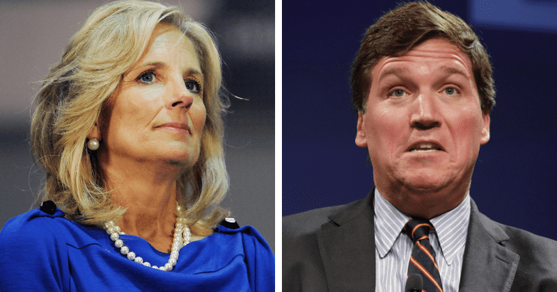 Tucker Carlson says Jill Biden's PhD dissertation is filled with typos, calls her 'borderline illiterate'