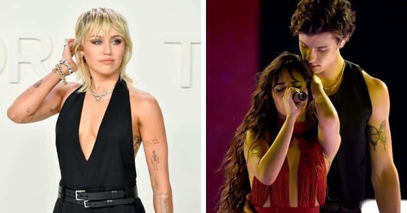 Did Miley Cyrus ask Shawn Mendes and Camila Cabello for a threesome? Fans say she's 'fishing for shock headlines'