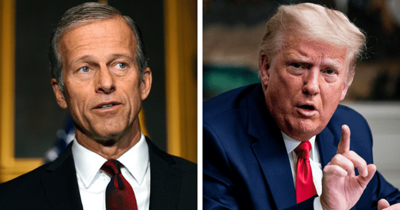 Trump's effort to overturn election results 'would go down like a shot dog', says GOP Senate Whip John Thune
