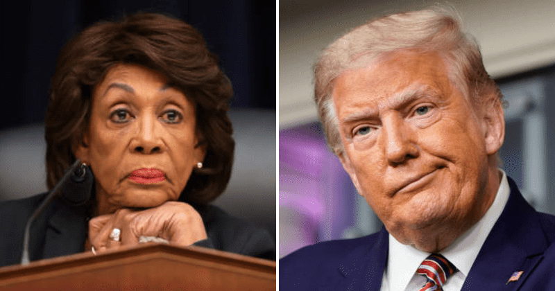 Maxine Waters says Trump should have been impeached 'for treason' as POTUS downplays Russia role in cyberattack
