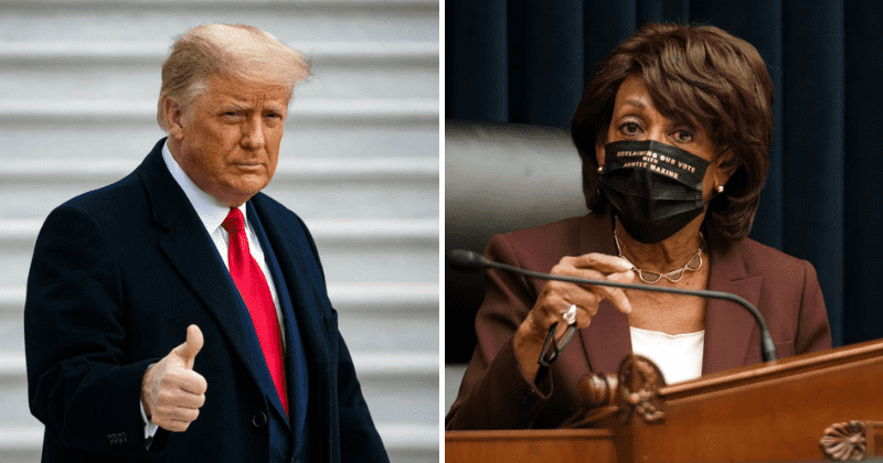 Maxine Waters wants Donald Trump 'marched' out of the WH, Internet replies 'some wish the same for you Mad Max'