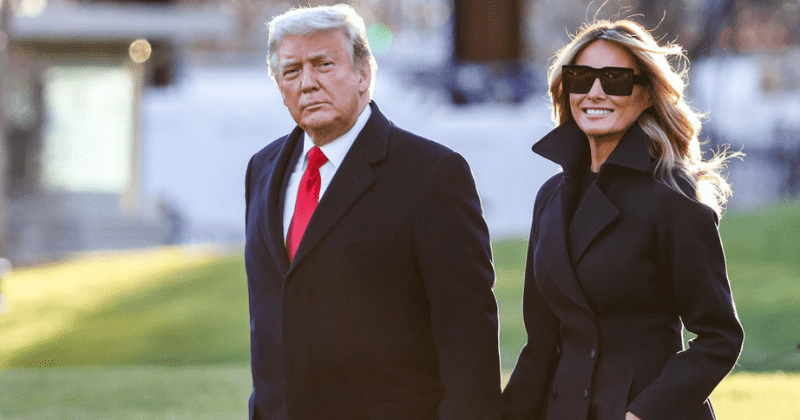 'Fake Melania Trump' conspiracy resurfaces as Donald Trump and first lady fly to Florida to celebrate Christmas