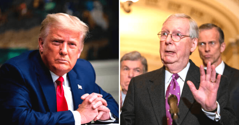 Trump slams Mitch McConnell and other GOP leaders who didn't back election fraud claim: 'I Will NEVER FORGET!'