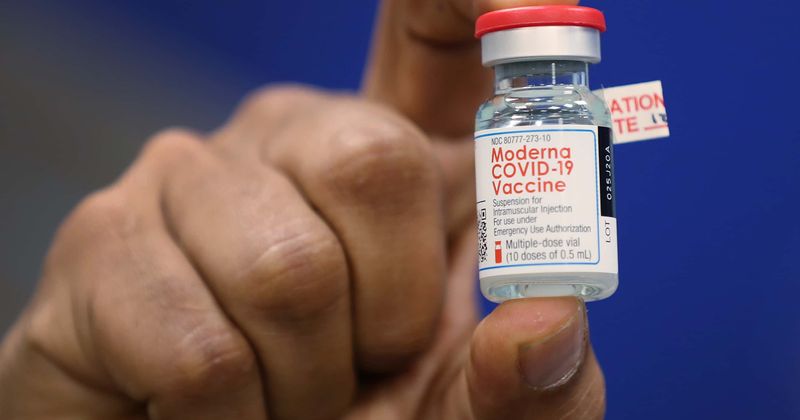 Moderna Covid-19 vaccine can cause swelling in patients who have facial fillers putting many celebs at risk